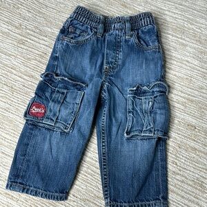 12m boys Cargo red tab Levi’s